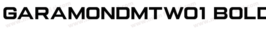 GaramondMTW01 Bold字体转换